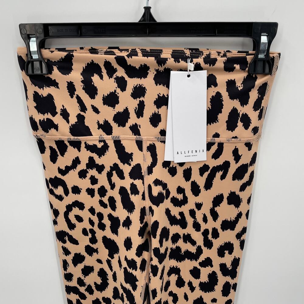 ALLFENIX NWT Camel Over Leopard 7/8 Leggings // XS - Picture 5 of 9